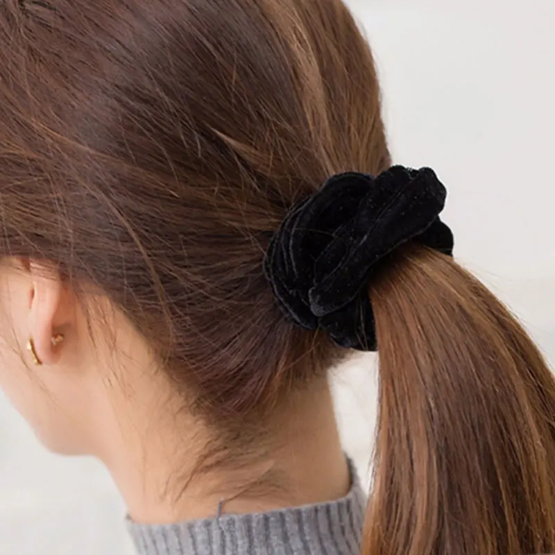 New-Arrival-Quality-Velvet-Scrunchies-for-hair-Adult-Women-Hair-Ties-Ponytail-Holder-Accessories-PT013