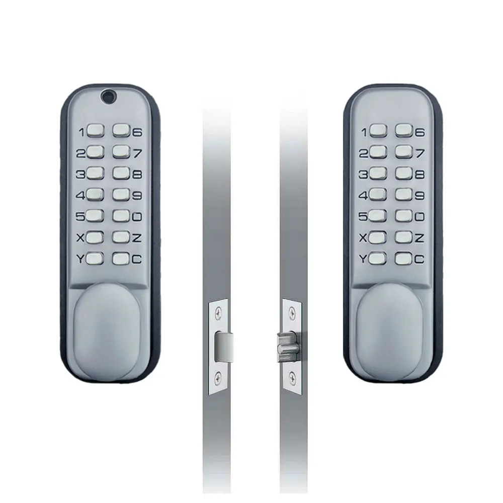 mechanical door locks All Weather Double Keypad Mechanical Keyless Door