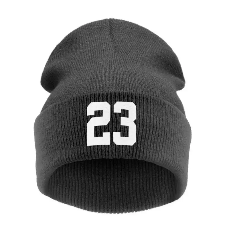

2017 Letter Unisex Cotton Top23 Beanie hip hop fashion Knit Cap Baseball Cap BBOY hip hop hat