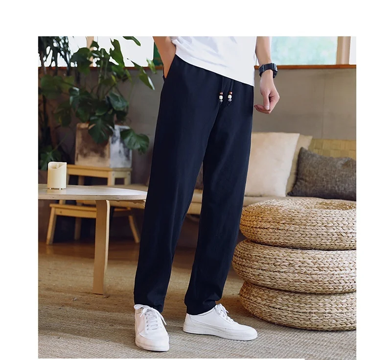 Zongke в китайском стиле однотонное цветные брюки мужские японские уличные тренировочные штаны-шаровары штаны, мужские брюки мужские штаны 5XL Весна