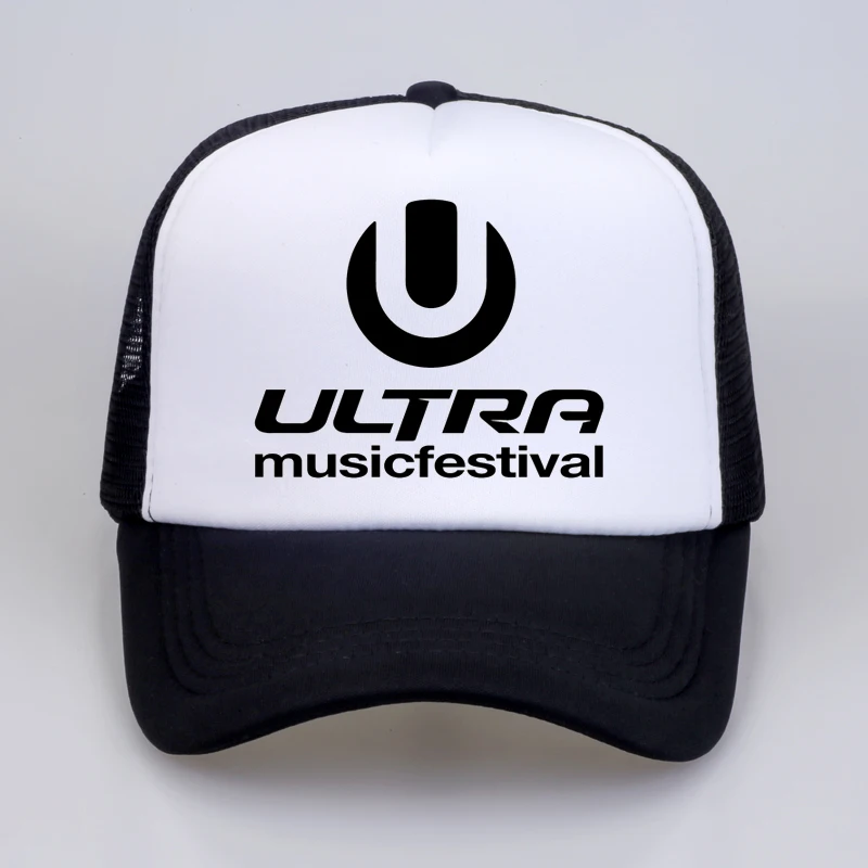 

Men Women hat ULTRA MUSIC FESTIVAL Baseball Caps summer Letter Music cap Ultra Music Festival cool mesh trucker cap hats