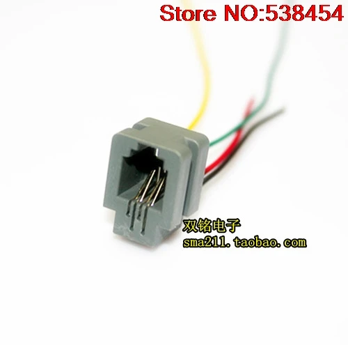 

5PCS RJ11 socket RJ11 RJ10 telephone line socket phone socket 616M socket