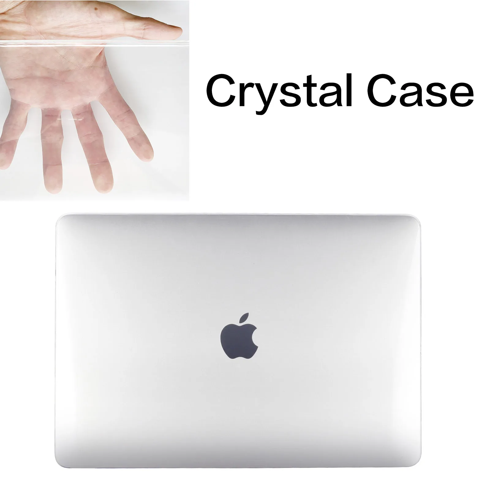 Новинка! чехол для ноутбука с 3D принтом для MacBook Pro retina Air 11,6 12 13 15 дюймов, для mac book 13,3 15,4 A1708 A1707 с сенсорной панелью - Цвет: crystal