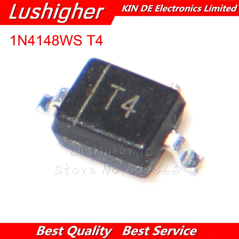 100 шт. диод переключения 1N4148 1N4148WS T4 1N4148W SMD 0805 SOD 323 IN4148 SOD323|diode in4148|smd diodediode 1n4148 |