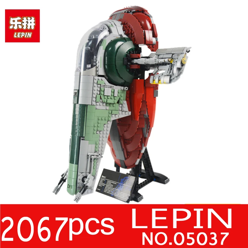

New LEPIN 05037 2067pcs Star Series Wars Slave 1 UCS Model Building Kits Blocks Bricks Compatible With Toys Gift for Children