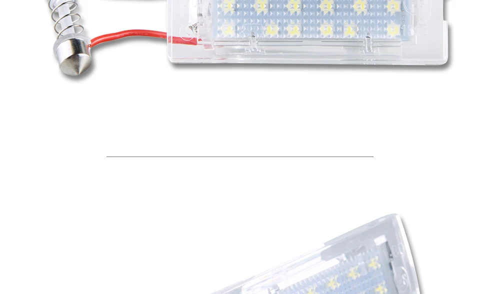 AcooSun Car Styling 6500K Error Free LED Car Licence Plate Lights Auto Accessories 12V Cars Number Light For BMW X3 E83 X5 E53  (8)
