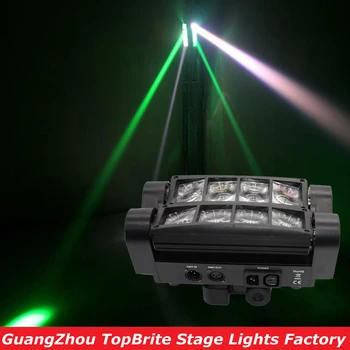 

2020 Big Discount Free Shipping Portable 70W NEW Moving Head Light Mini LED Spider 8x3W RGBW Beam Light 110-240V High Quality