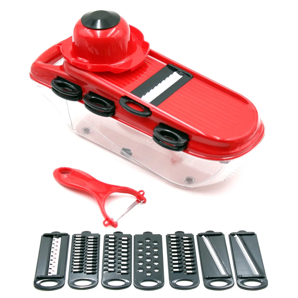 

LIHUACHEN Vegetable Cutter with Steel Blade Mandoline Potato Peeler Carrot Cheese Grater vegetable slicer Kitchen accessories