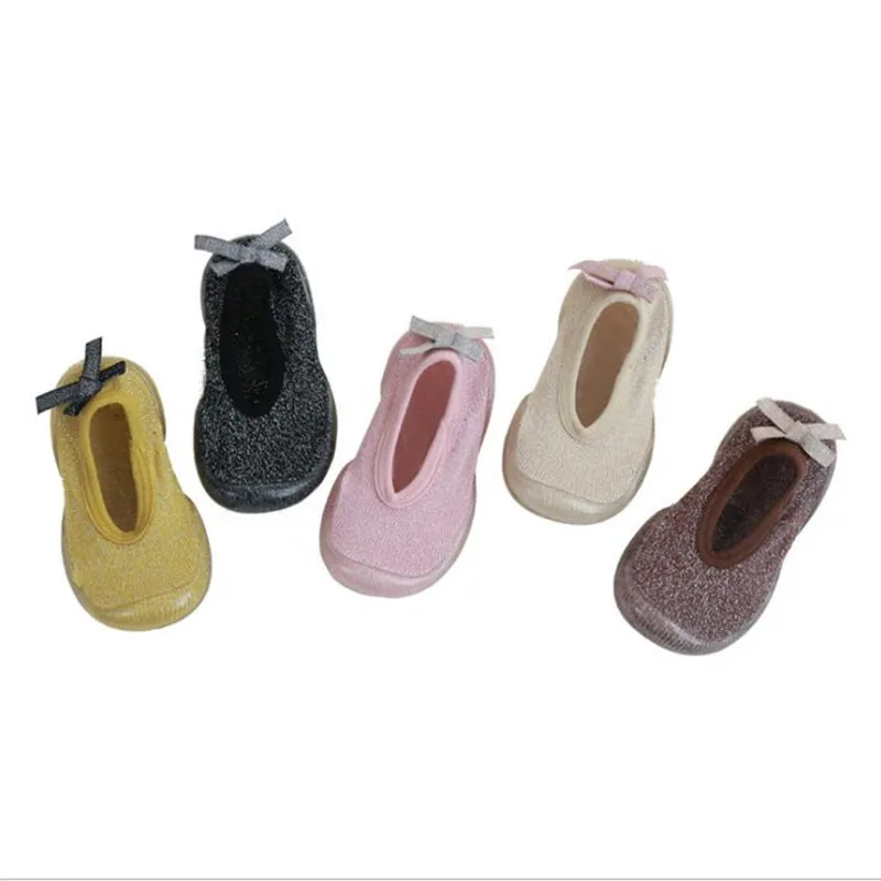 

2019 Spring Summer New Baby Floor Shoes Socks Non-slip Soft Bottom Shallow Mouth Toddler Socks Children Shoes Firs Walker