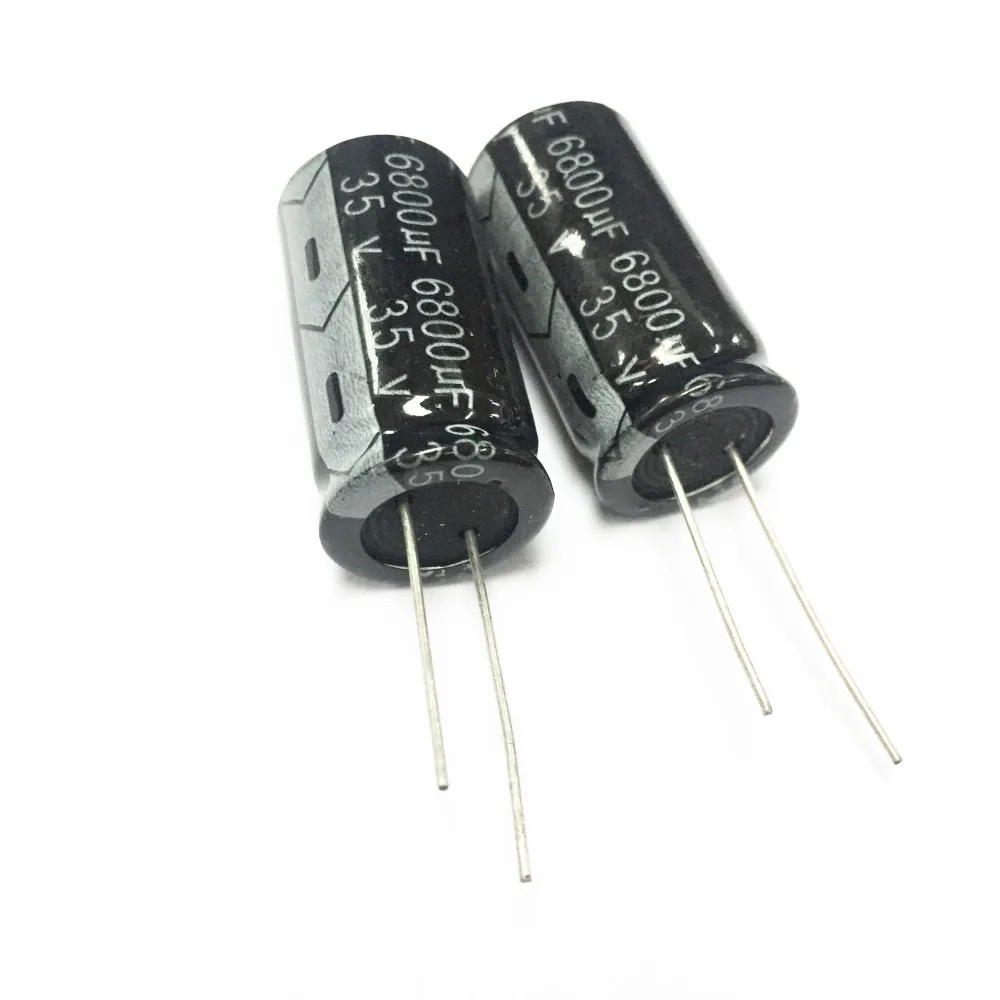 35V6800uf радиальный электролитический конденсатор 6800 мкФ 35V 18x35mm | Электронные