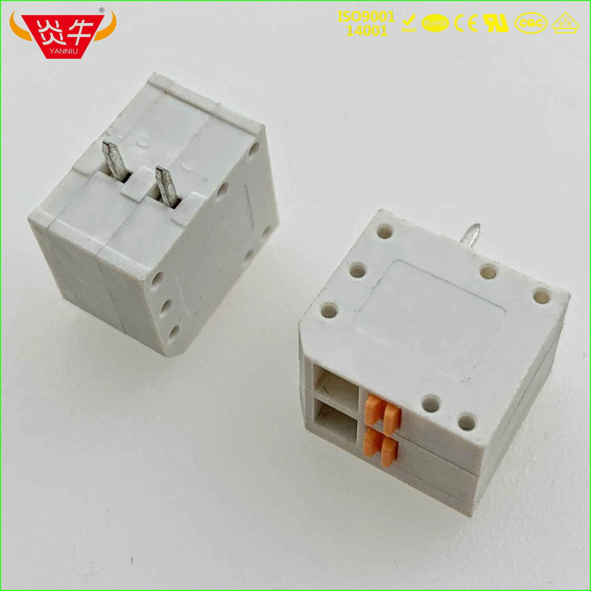 Пружинные клеммные блоки KF239 3 81 2P ~ 12P мм 2PIN 12PIN PHOENIX CONTACT DEGSON KEFA YANNIU|Клеммные