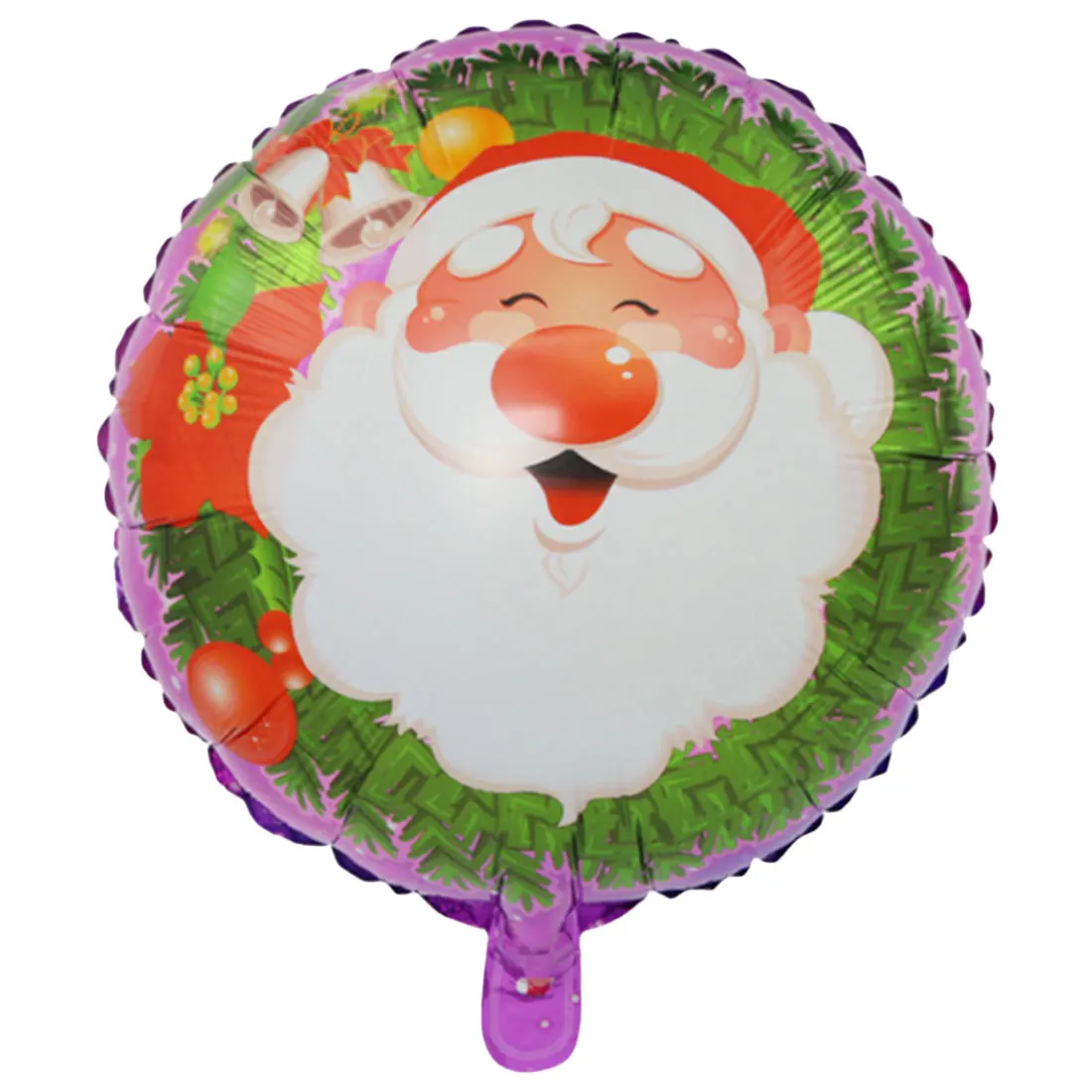 3D стерео шары из фольги с Санта Клаусом для рождественской вечеринки, праздника, дома, вечерние украшения, магазин, новогодний, Рождественский макет, детские игрушки, подарок 1 шт - Цвет: 18 inch 09