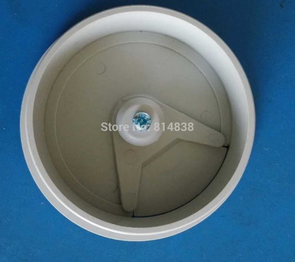 

53mm Gray PC Computer Desk Table Plastic Grommet, Cable Tidy, Port Surface, Wire Hole Cover