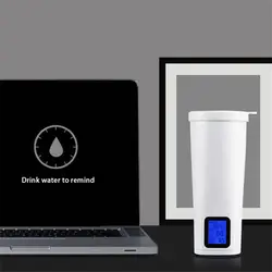 Smart Нержавеющая сталь питьевой Стекло воды Чашки Интеллектуальный автоматический ЖК-дисплей время напоминание вакуумная изоляция воды