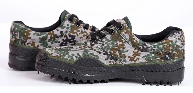 Camo Safety Shoes Military Style Antiskid Wear resistant Men Women Jungle Training  Shoes Labor protection Field Camouflage Shoe (6)