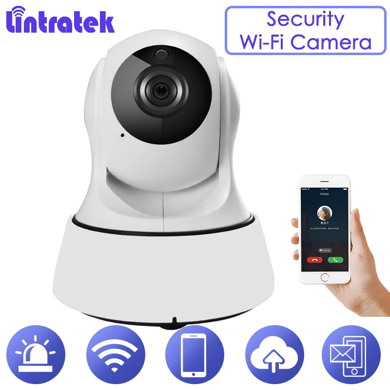 Lintratek HD 720 P Wi-Fi Беспроводной безопасности Камера для видеонаблюдения домашний мини-1.0MP IPCAM видеонаблюдения babyfoon Wi-Fi S54