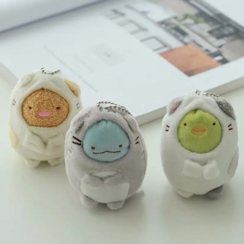 1 unid 8 cm Japón Sumikko gurashi Peluche juguete colgante Peluche Sumikko gurashi bolsa colgante llavero 1 unid 8 cm Japón Sumikko gurashi Peluche juguete colgante Peluche Sumikko gurashi bolsa colgante llavero
