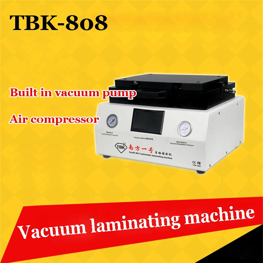 

TBK-808 LCD Touch Screen Repair Automatic Bubble Removing Machine OCA Vacuum Laminating Machine with automatic lock gas