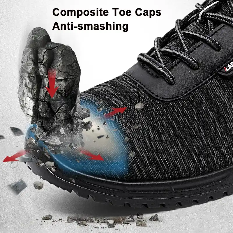 men's composite toe work sneakers