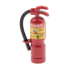 Кукольный домик Миниатюрный 1:12 Масштаб миниатюрный кукольный домик красный огнетушитель безопасная металлическая кукла аксессуары для домиков подарок для кукол