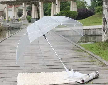 

40 pcs Fashion Hot 34" Big Clear Cute Bubble Deep Dome Umbrella Gossip Girl Wind Resistance SN1652