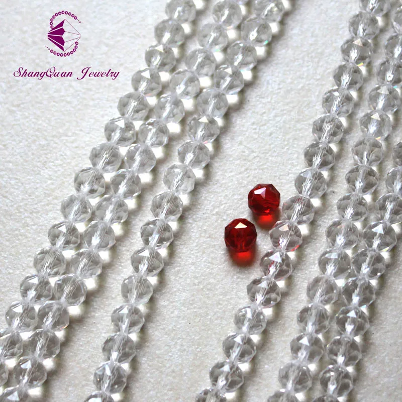 Граненые бусины из хрустального стекла 6 мм 100 шт.|beads loose|crystal glass beadsglass beads |