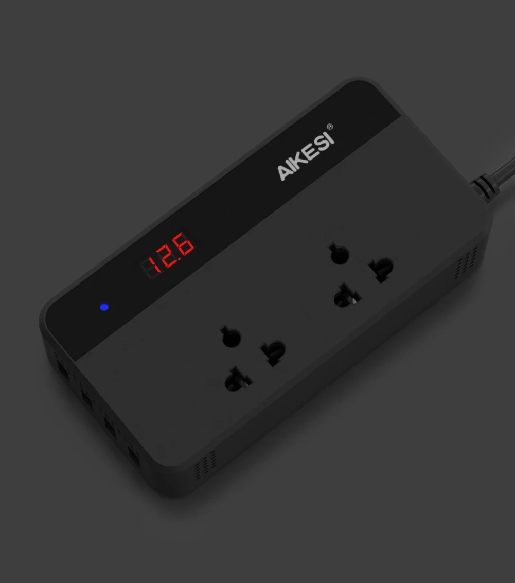 

Car Inverter 12V/24V To 220V Support Car Home Power Converter Multi-function Socket Charger USB Inversor Adapter Vehicle Auto