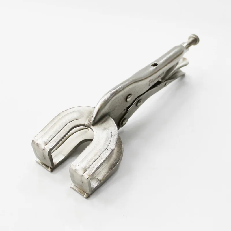 

locking vise grip welding clamp plier adjustable U shaped jaws 9" 225mm car hand tools garage workshop body dent repair