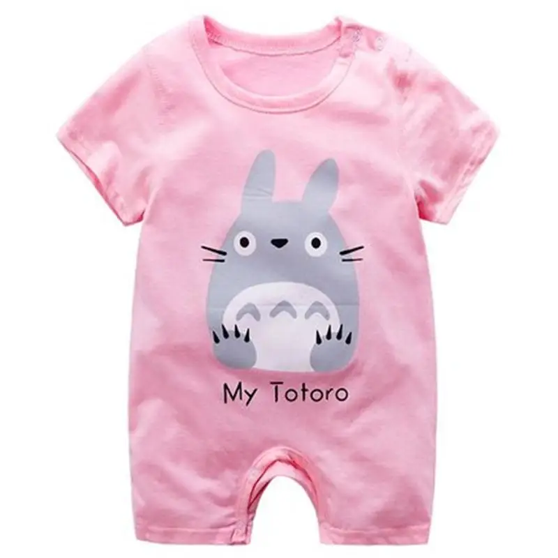 100% سراويل قطنية الوليد طفل قصيرة الأكمام بذلة 2019 الصيف يا الرقبة القطن طفل صبي فتاة الملابس طفل سروال قصير للأطفال الرضع