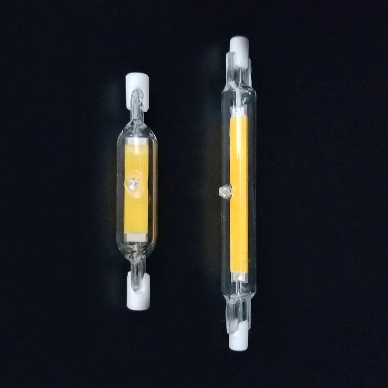 

R7S LED 118mm 78mm Dimmable COB Lamp Bulb Glass Tube 15W 30W Replace Halogen Lamp Light AC 220V 230V R7S Spotlight