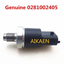 Frete grátis Original genuine 0281002405 Sensor De Pressão Rail de Injeção de Combustível Se Encaixa para BMW Hyundai Fiat Iveco Renault 0281002260