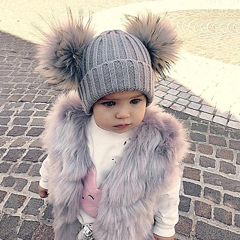 

children's fur vests girls faux fur vest kids candy color Cute Baby Winter Outwear Clothes Warm child vest for girls 6M-10 Years