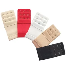 6 шт. удлинитель для бюстгальтера 3 удлинитель для бюстгальтера эластичная регулируемая застежка Замена женских бюстгальтеров Аксессуары Нижнее белье Пояс добавляющий