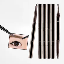 Автоматический карандаш для бровей, 5 цветов, с кистью, стойкий усилитель бровей, карандаш для бровей, косметика, средство для макияжа глаз