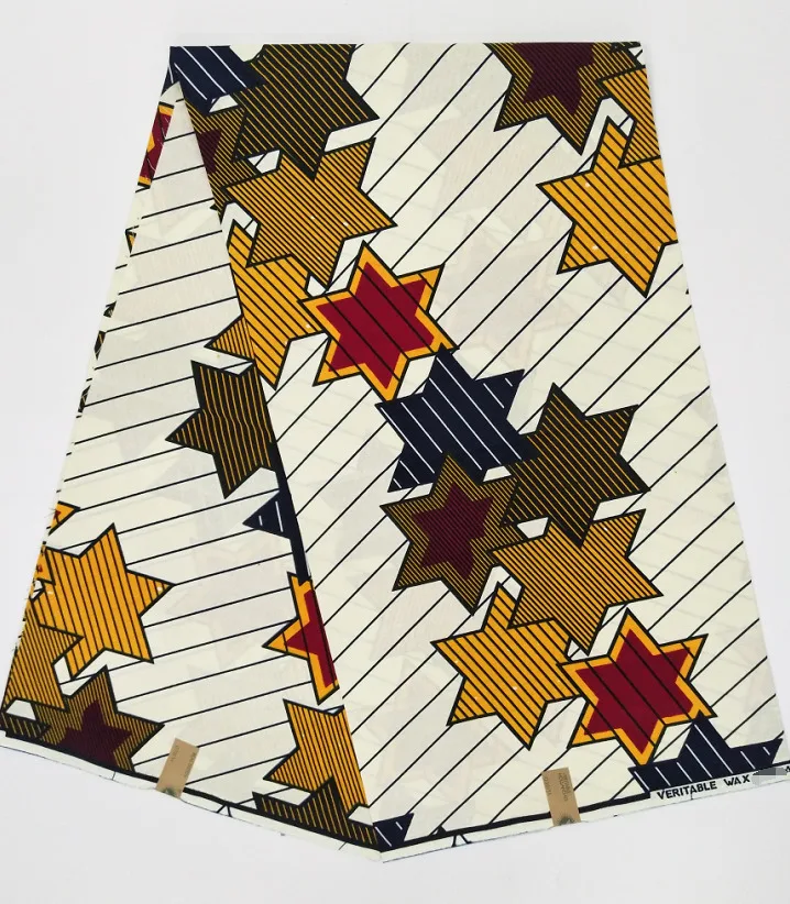 Высококачественная африканская ткань для печати настоящий голландский воск реальный, настоящий нигерийский батик стиль для лоскутного шитья хлопок - Цвет: as picture