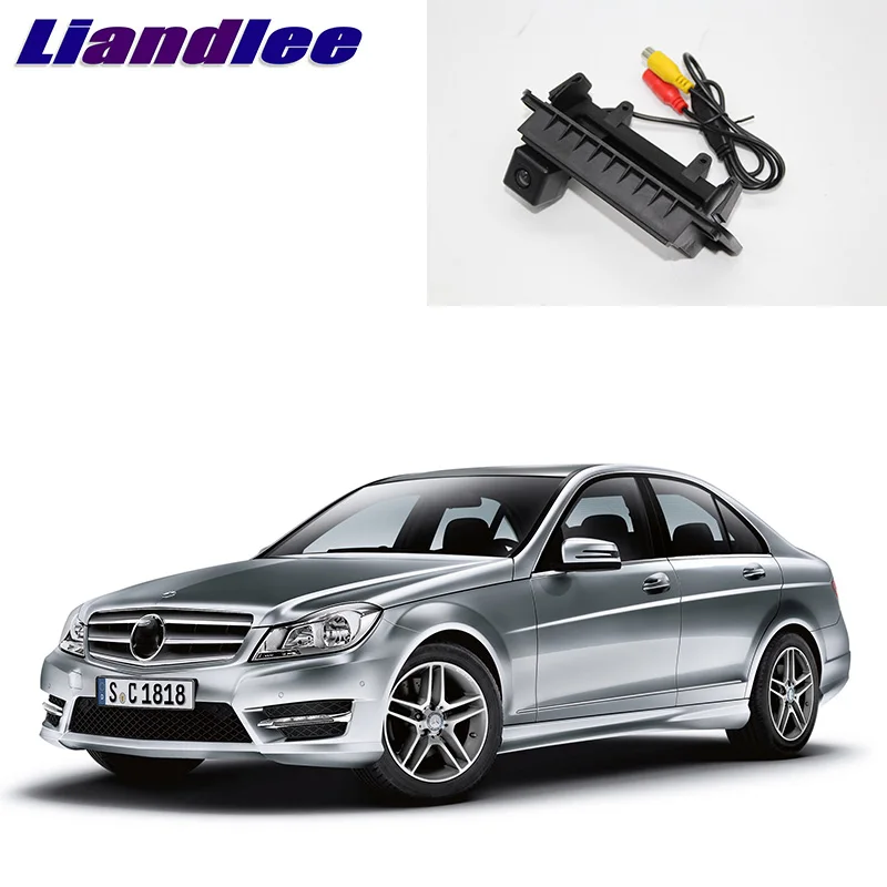 

LiandLee Car Trunk Handle Rear View Reversing Parking Camera For Mercedes Benz C Class MB W204 C230 C200 C180