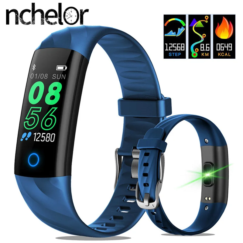 

Smart Band Sport Fitness Tracker Heart Rate Blood Oxygen Monitor Watch for Men Women IP68 Waterproof Smart Bluetooth Bracelet
