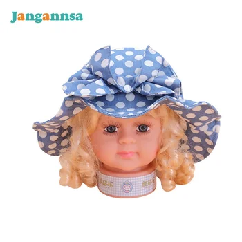 

Cotton Panama Baby Hats Big Bow Girls Sun Caps Polka Dots Fashion Baby Beach Hat Photography Props Spring Baby Girls Clothing