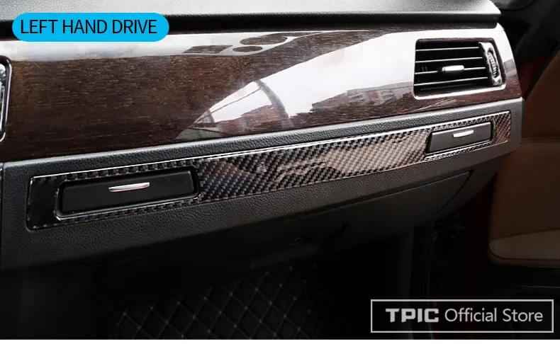 Аксессуары для салона автомобиля, наклейка из углеродного волокна, держатель для стакана воды, Накладка для BMW E90 E92 E93 3 серии LHD RHD