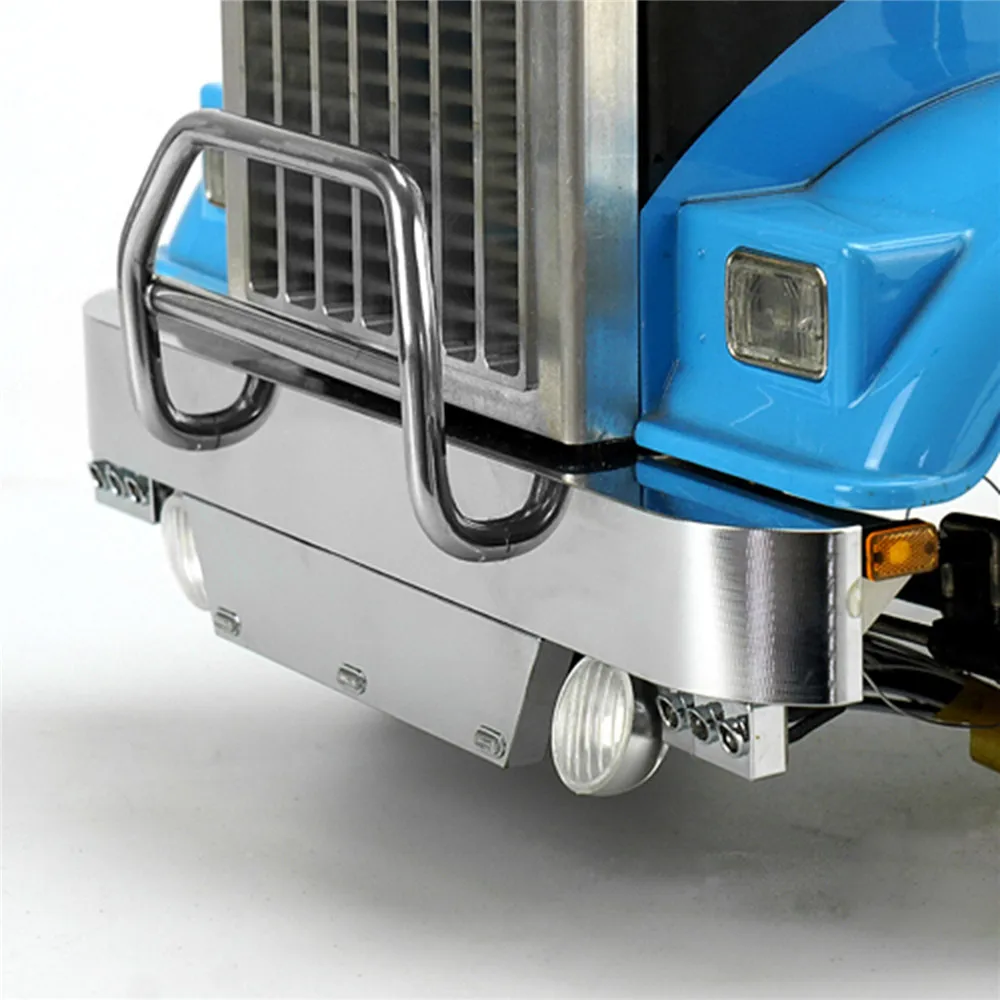 Металлический передний бампер светильник кой для 1/14 RC DIY TAMIYA King Hauler трактор