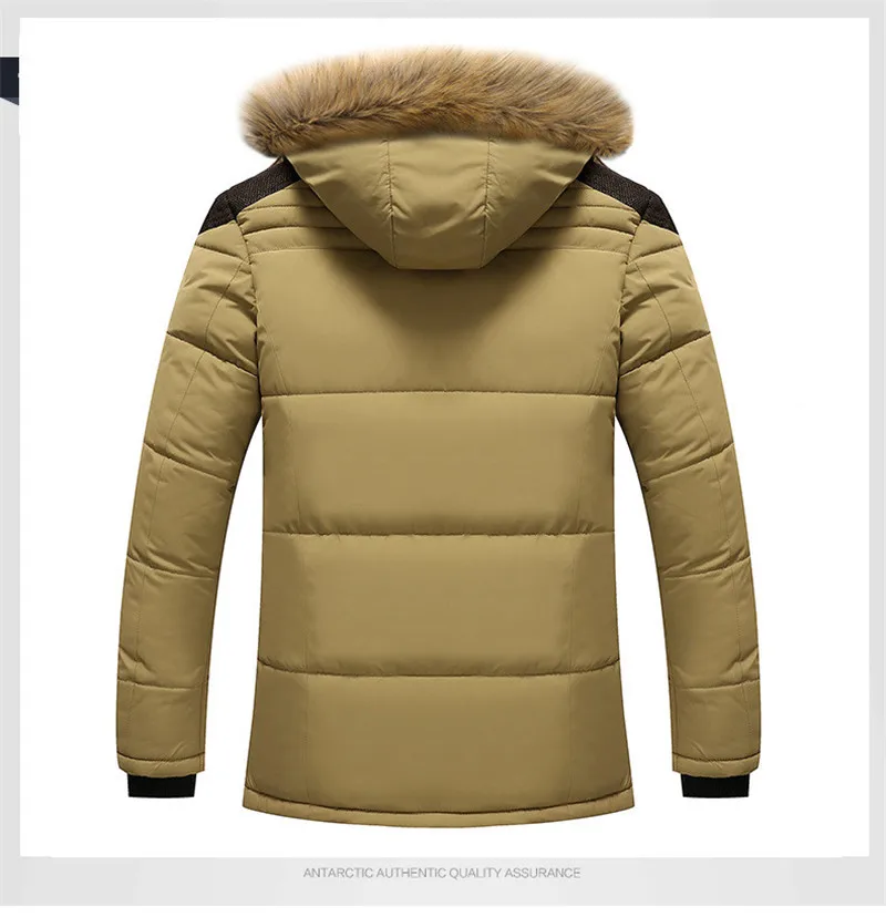 Men's Casual Parkas 2018 Winter Warm Thick Man Mid-long Winter Coat Male Hooded Collar Windbreaker Parkas Jacket Jaqueta Masculino Inverno M-5XL (21)