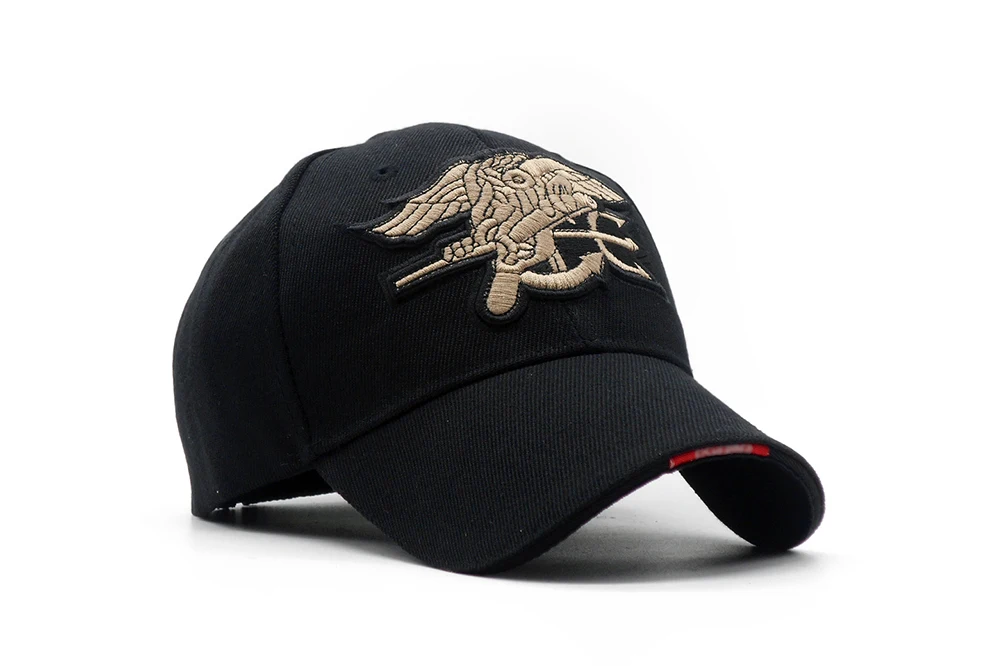 Мужская ВМС США Team тактический Бейсбол Кепки темно-Уплотнители Кепки бренда Gorras хлопок Регулируемая Bone snapback hat