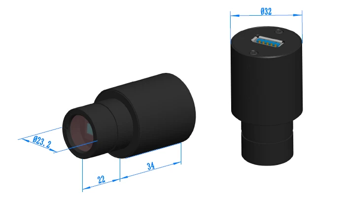 5.0MP HD микроскоп USB 3,0 цифровой электронный окуляр камера с c-креплением адаптер для захвата видео изображения