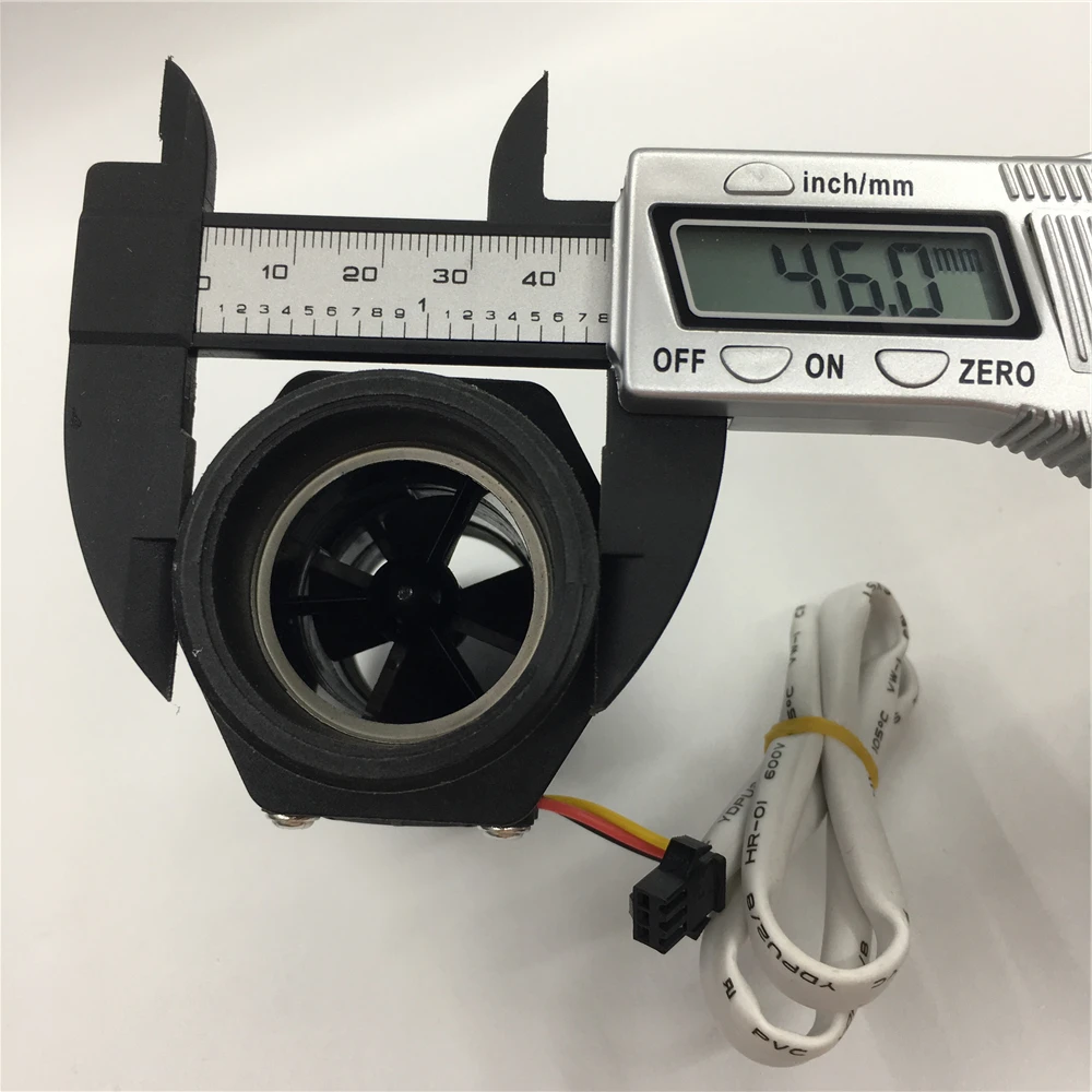 1.5 &quot ду40 2 ~ 200L / min пластиковые зал турбинный датчик промышленности метр|flow