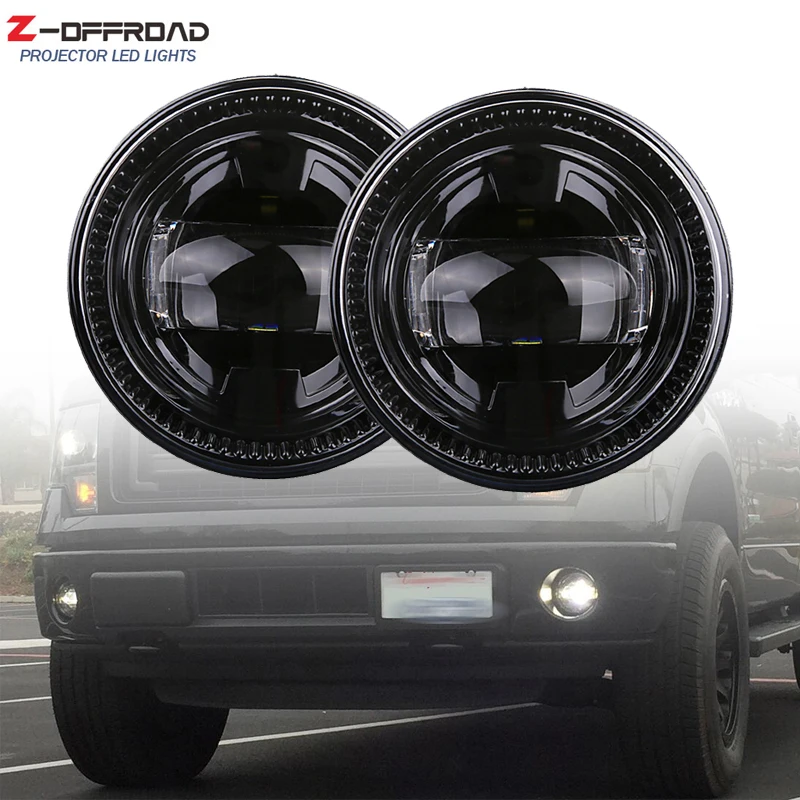 

For Ford F150 Round Led Fog Lights Replacement Bulb For Ford F150 2015 2016 2017 LED Fog Lights Direct Fog Lamps