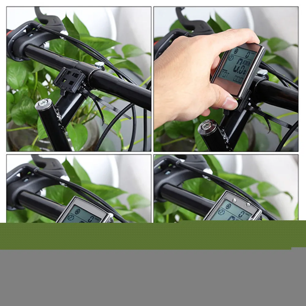 Good deal-Multifunctional 3-in-1 Wireless Cycling Computer Stopwatch LCD Bicycle Computer Cadence Heart Rate Monitor Chest Str