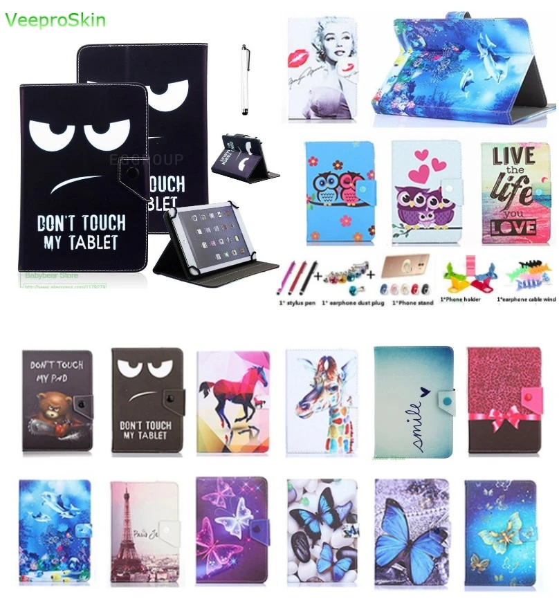 Universal Tablet PU Leather cover case for 10.1 inch Prestigio Muze 3831/3861/3871 4G PC PMT3831/PMT3861/PMT3871_4G_D | Компьютеры и