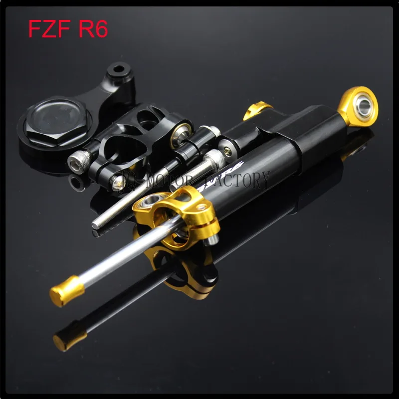 

For YAMAHA YZF R6 2006 2007 2008 2009 2010-2011 Motorcycle CNC Steering Damper Stabilizer Bracket Full