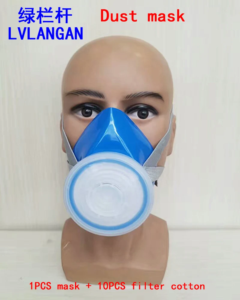 high quality respirator dust mask 1678 type rubber respirator mask against Solid dust Solid dust filter mask Send 10 filters