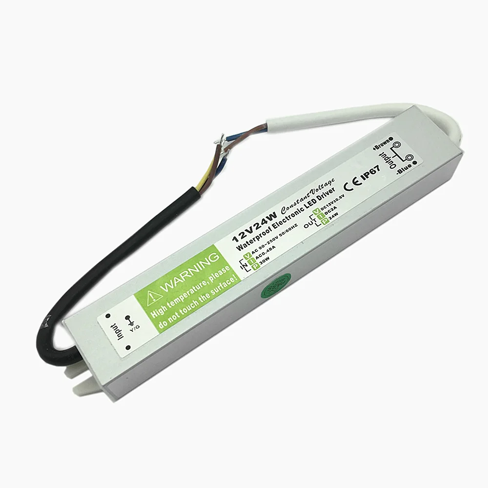 Светодиодный трансформатор адаптер питания DC12V/24 В 10 Вт/20 Вт/30 Вт/36 Вт/50 Вт/250 Вт